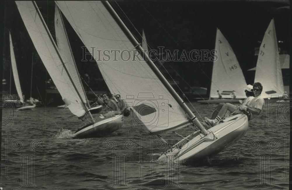 1990 National C-Scow Sailing Association Championships, Pewaukee-Historic Images