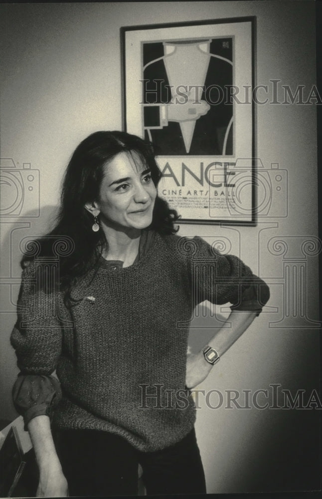 1984 Press Photo Kathryn Posin University of Wisconsin Milwaukee dance faculty - Historic Images