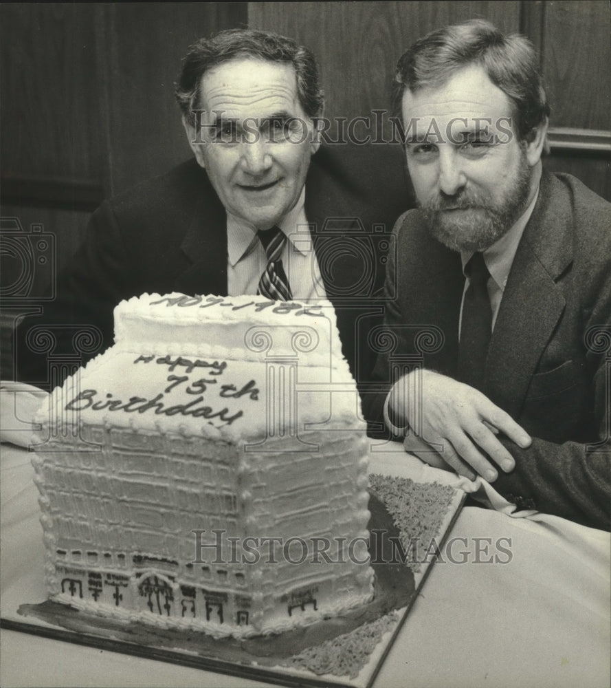 1982 Gene and Jeffry Posner at Caswell Building party-Historic Images