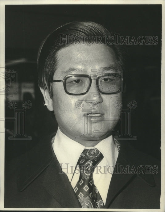 1976 Press Photo South Korean businessman Tong Sun Park in London - mjb81819 - Historic Images