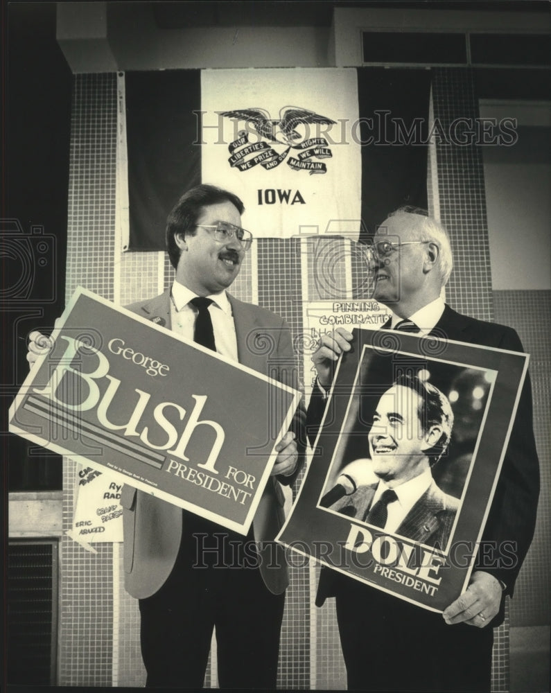 1988 Presidential Campaign, at Berg School - Historic Images
