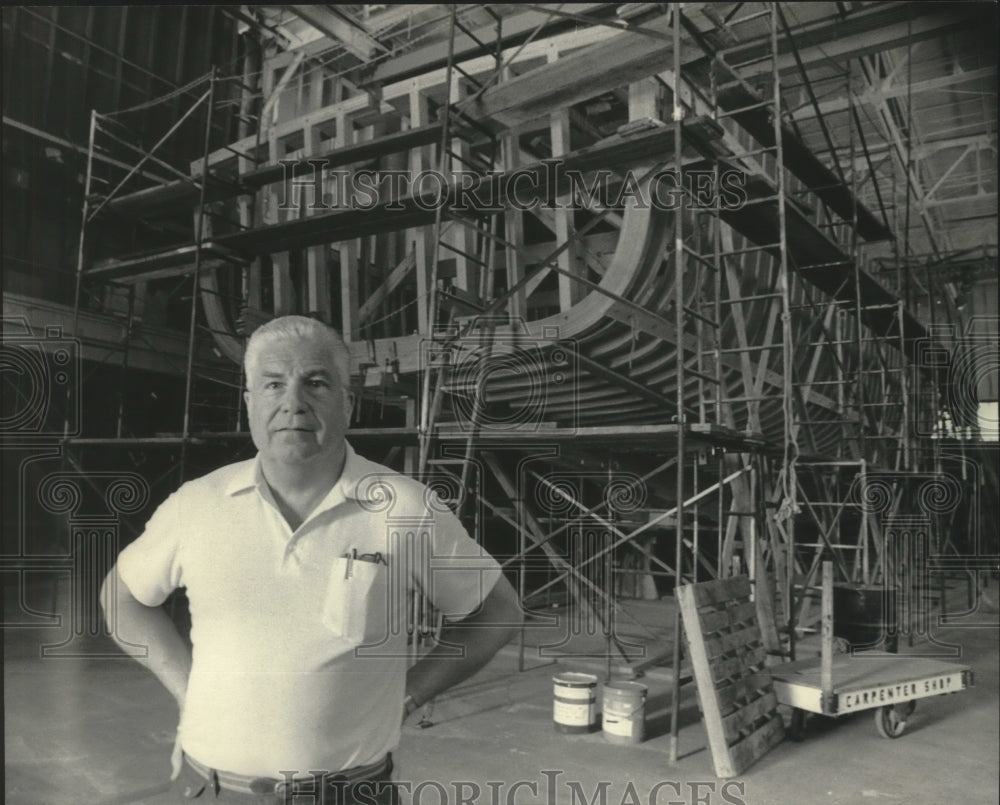 1983 Ellsworth Peterson, president of Peterson Builders Inc. - Historic Images