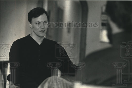 1991 Jon Jablonski, Conscientious Objector to Iraq War Interview - Historic Images