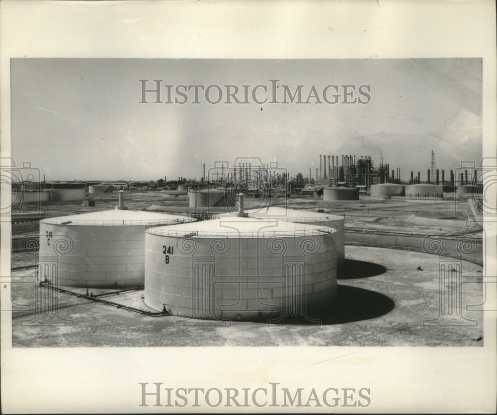1951 Abadan&#39;s Oil Refinery, Iran. - Historic Images