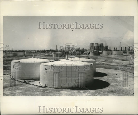 1951 Abadan's Oil Refinery, Iran. - Historic Images