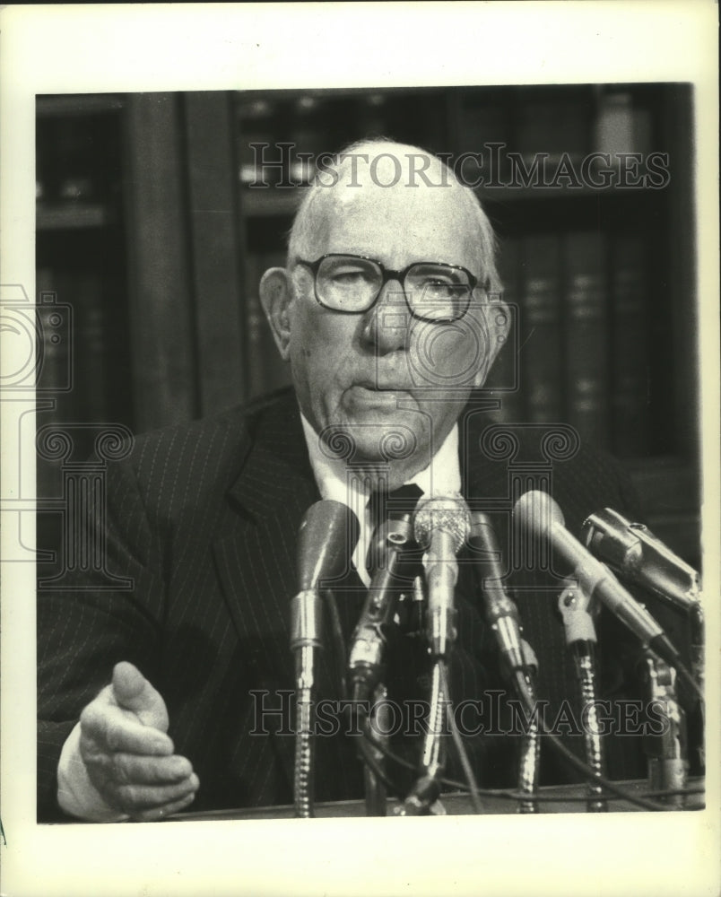 1983 Claude Pepper At News Conference In Washington - Historic Images