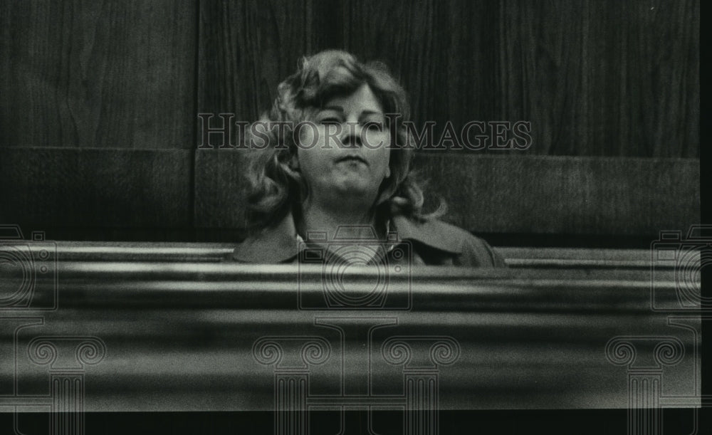 1978 Press Photo Dorothy Kaas, wife of Garry Horneck, in Doe Probe, Sheboygan - Historic Images