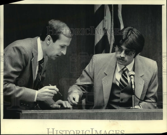 1986 Paul Ponce in court for kidnapping and sexual assault, Kenosha - Historic Images