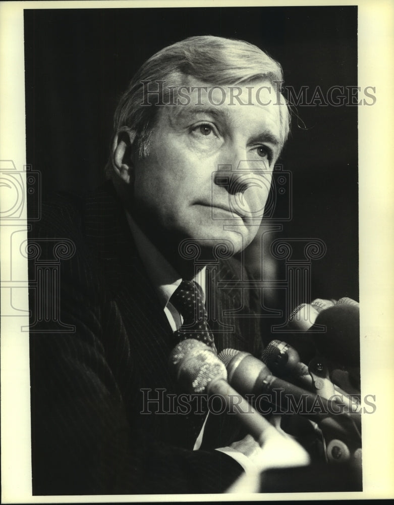 1980 Press Photo Charles Percy, chairman of Senate Foreign Relations Committee - Historic Images