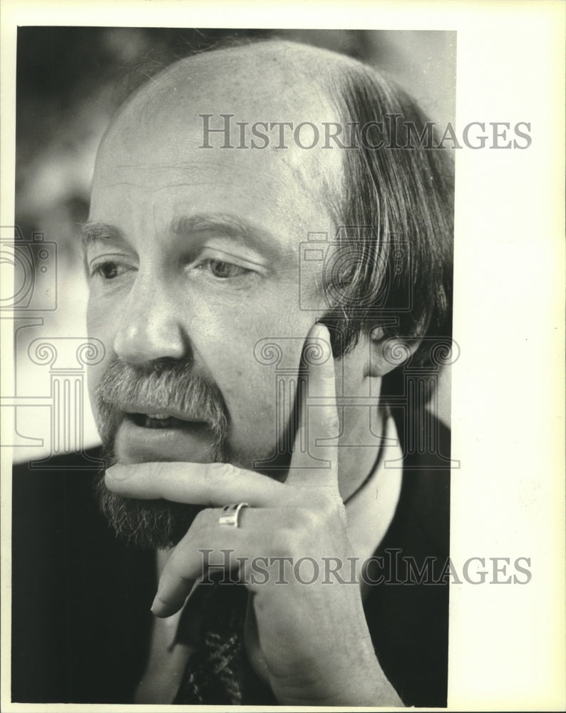 1981 Edward Olson, Chairman of Milwaukee County Commission on Aging - Historic Images