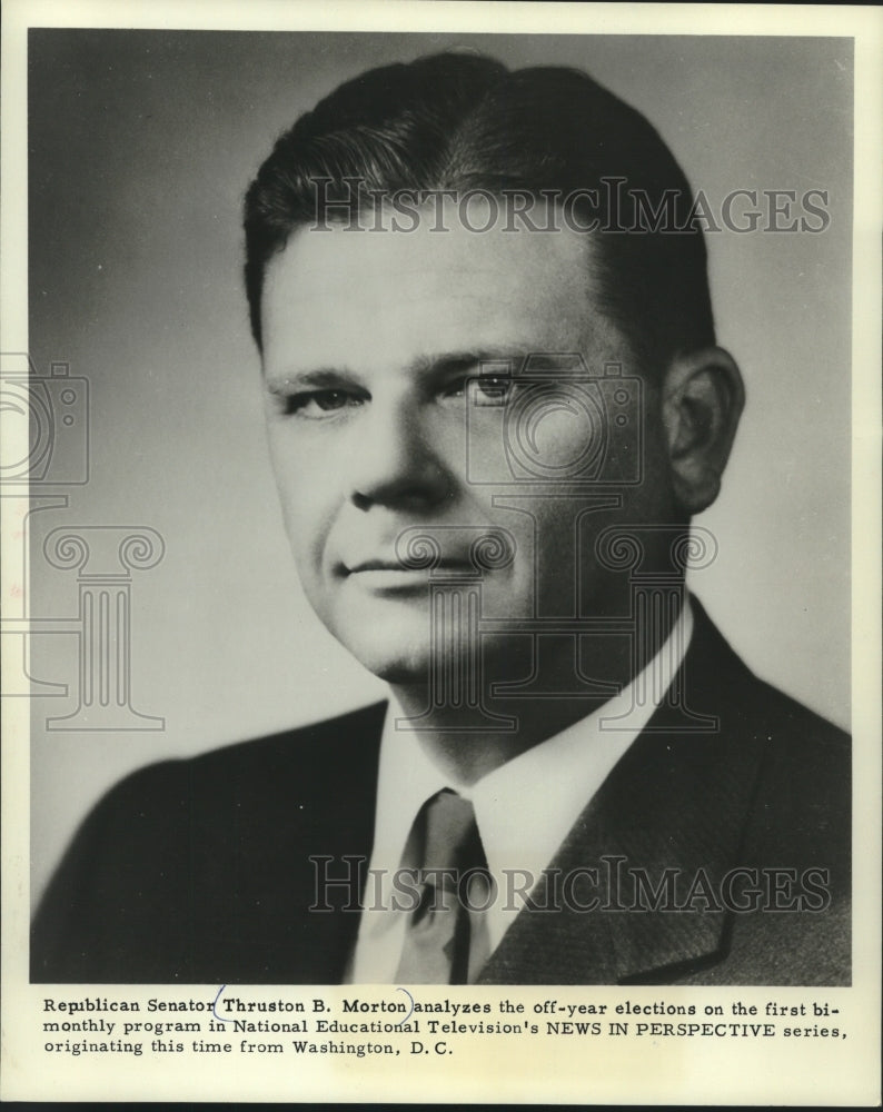 1966 Republican Senator Thruston B. Morton in Washington-Historic Images