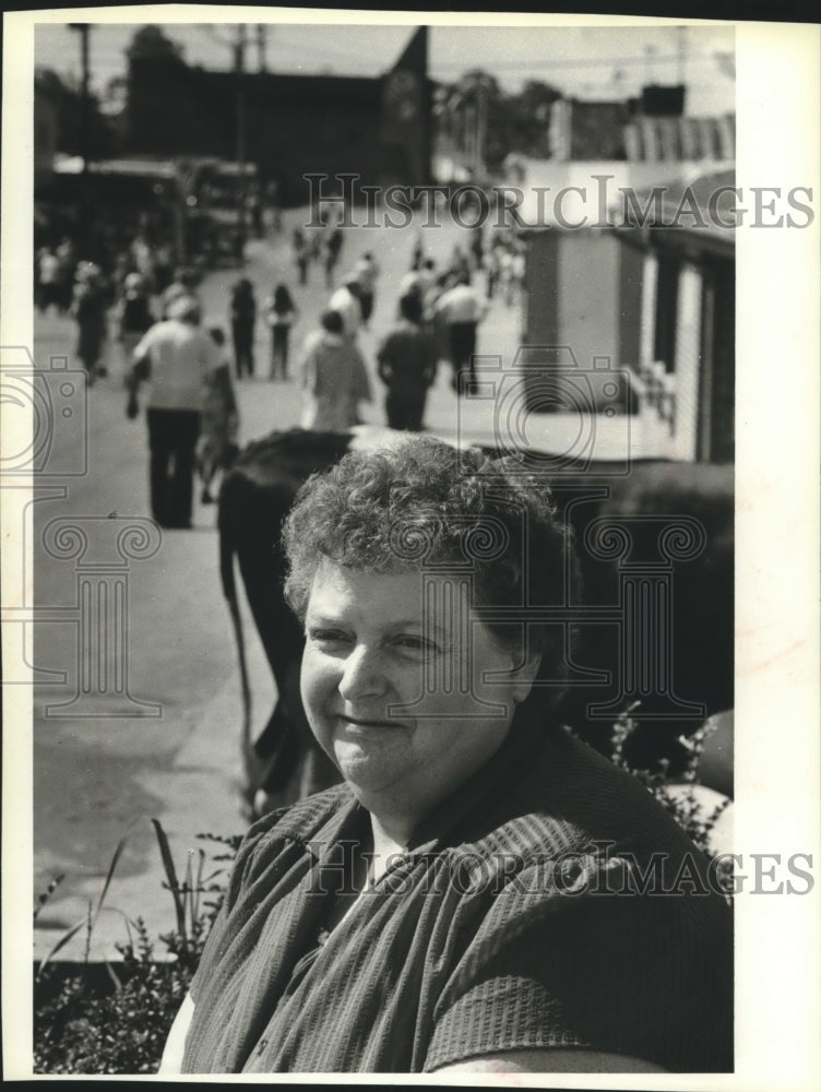 1981 Press Photo Audrey Sickinger, head of Wisconsin Women for Agriculture - Historic Images