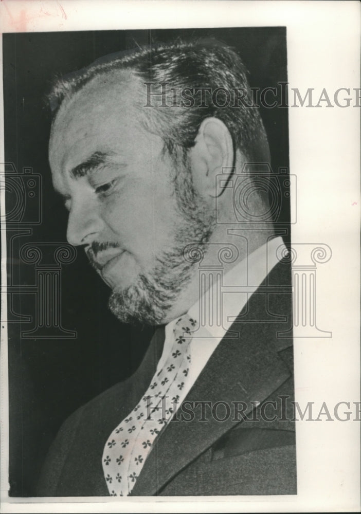 1957 Press Photo Prince Rainier of Monaco in the Berne (Switzerland) area - Historic Images