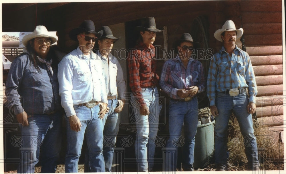 1993 Pryor Mountain horse wranglers - Historic Images