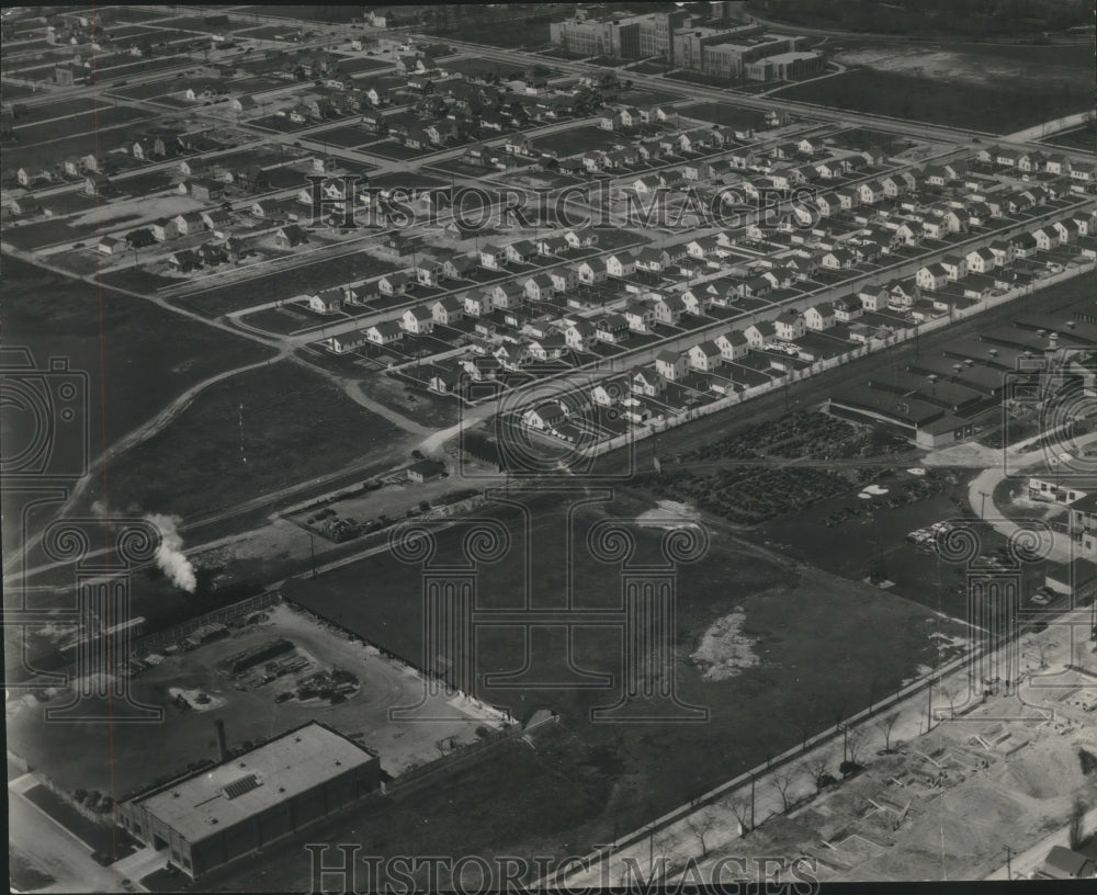 1946 Press Photo South Side of Milwaukee air view - mjb85805 - Historic Images