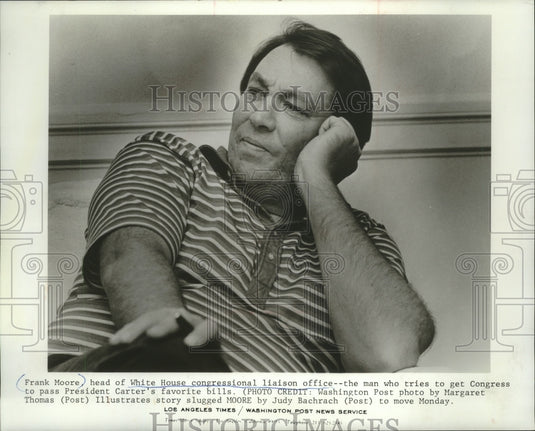 1977 Frank Moore, head of White House congressional liaison office-Historic Images