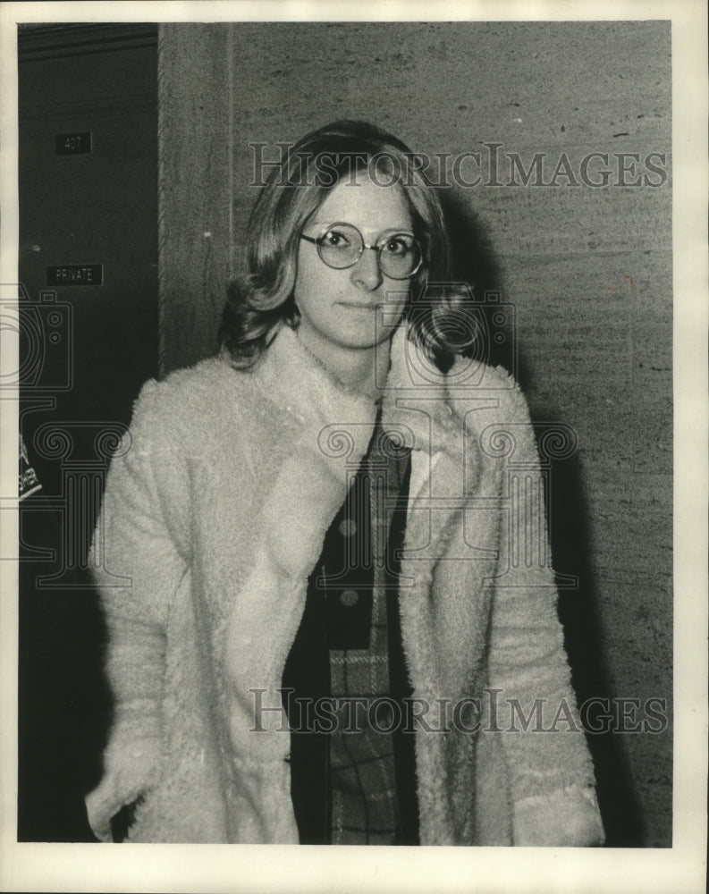 1972 Press Photo Miss Sandra Ruddy - Witness in Nowakowski Trial, Milwaukee - Historic Images