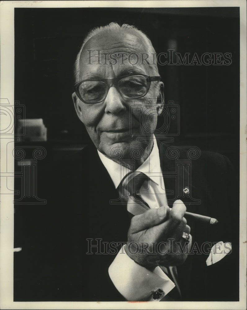 1972 Press Photo Circuit Judge Elmer Roller remembered in Braves baseball lore - Historic Images