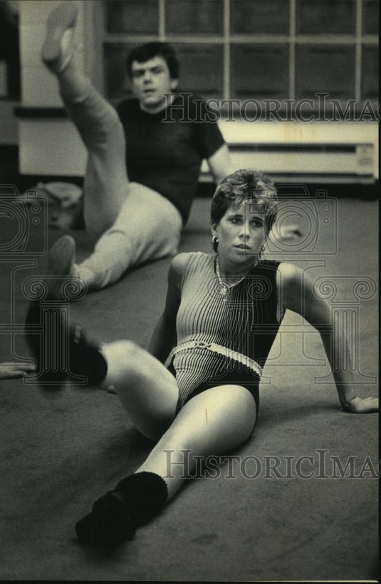 1986 Press Photo Physical Fitness class - mjb86539 - Historic Images