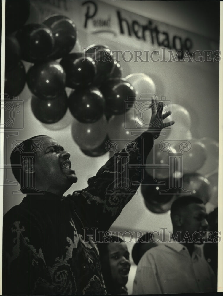 1993 Press Photo Foundation of Prayer Choir perform at Heritage Day - mjb86642 - Historic Images