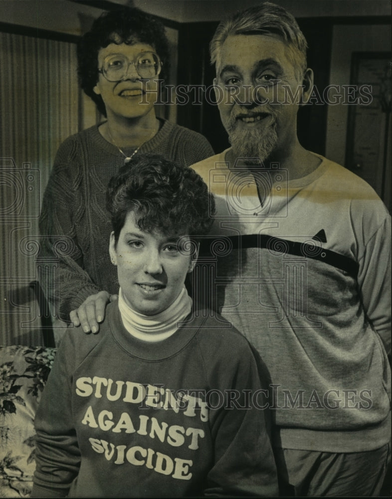1986 The Saegar family helped form Students Against Suicide chapter - Historic Images