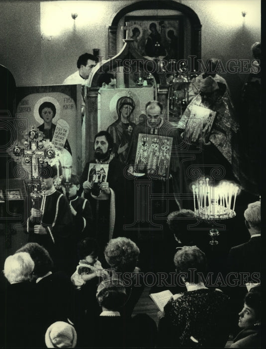 1988 Orthodoxy ceremony at Sts. Cyril & Methodius Church, Milwaukee-Historic Images