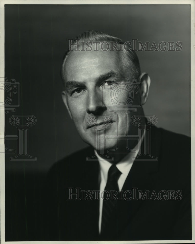 1966 Press Photo H. I. Romnes of the American Telephone and Telegraph Company - Historic Images