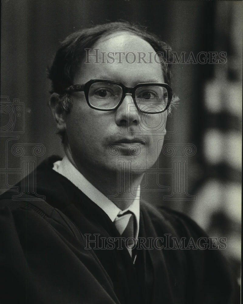 1981 Press Photo John Siefert, judge, Milwaukee - mjb87064 - Historic Images