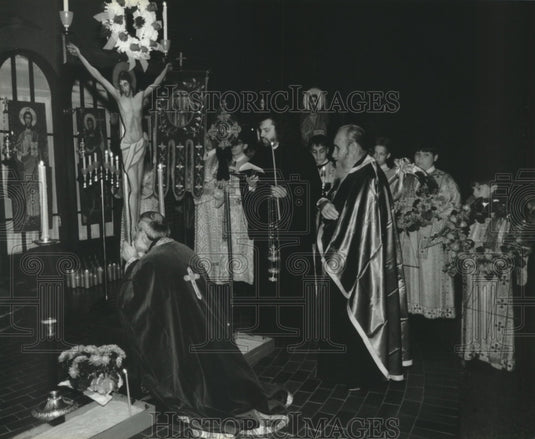 1994 Father Ted Trifon and father Tryfon Tryfonopoulos-Historic Images