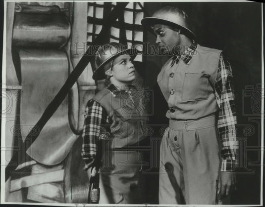 1984 A scene from San Francisco Mime Troupe's 'Steeltown'-Historic Images