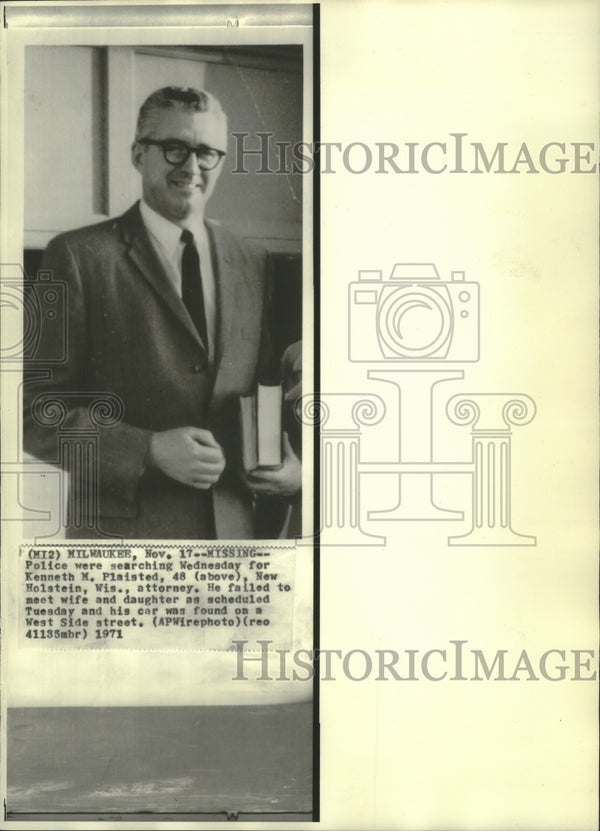 1971 Plaisted, an Attorney Native to Holstein Historic Images