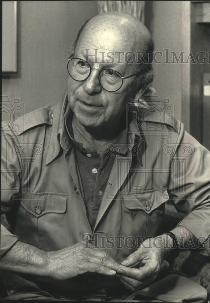 1989 Press Photo Lee Salk- Clinical Professor Of Psychology In Psychiatry - Historic Images