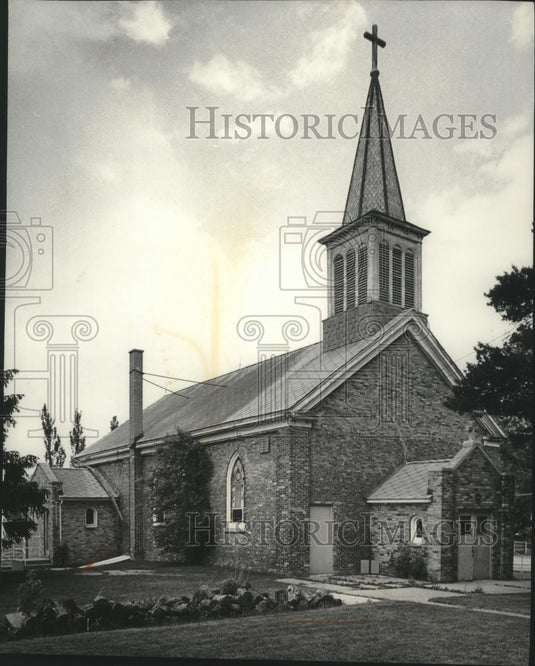 1978 Press Photo St. Matthew's Catholic Church, Oak Creek, Wisconsin - mjb89154 - Historic Images