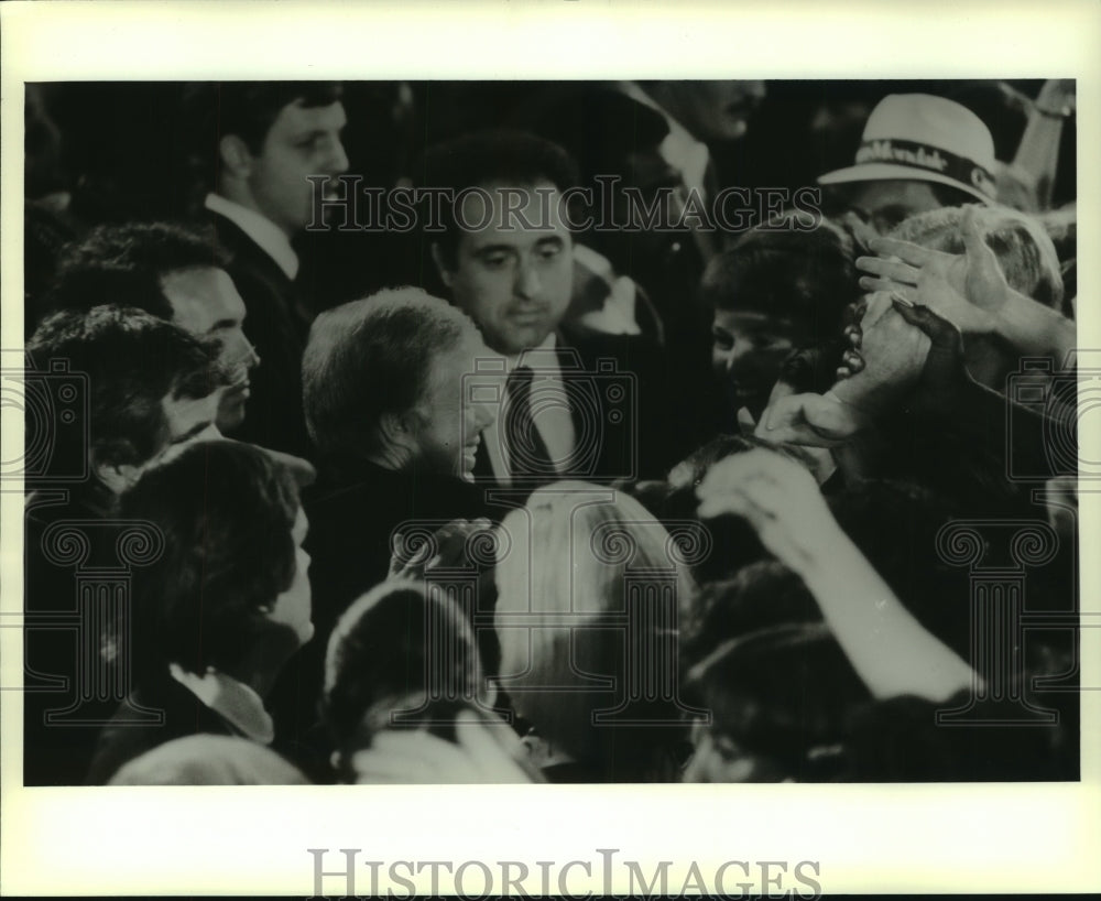 1980 Press Photo President Carter at Democratic National Convention, New York - Historic Images