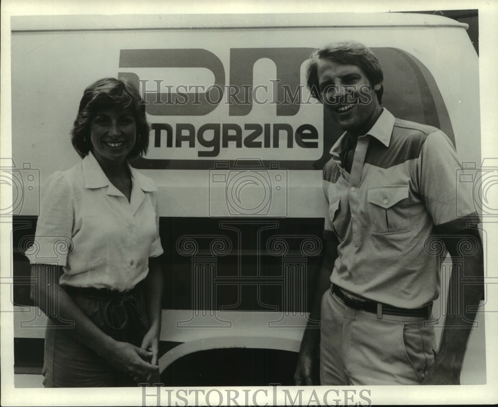 1978 Press Photo Co-hosts of "PM magazine" channel 12-Ken Bell and Donna Jordan - Historic Images
