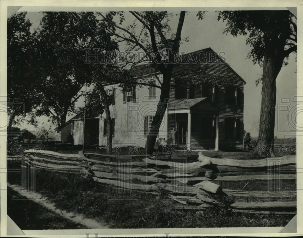 1832 Press Photo Indian Agency House at Portage, Wisconsin - mjb89868- Historic Images