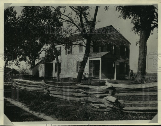 1832 Press Photo Indian Agency House at Portage, Wisconsin - mjb89868- Historic Images