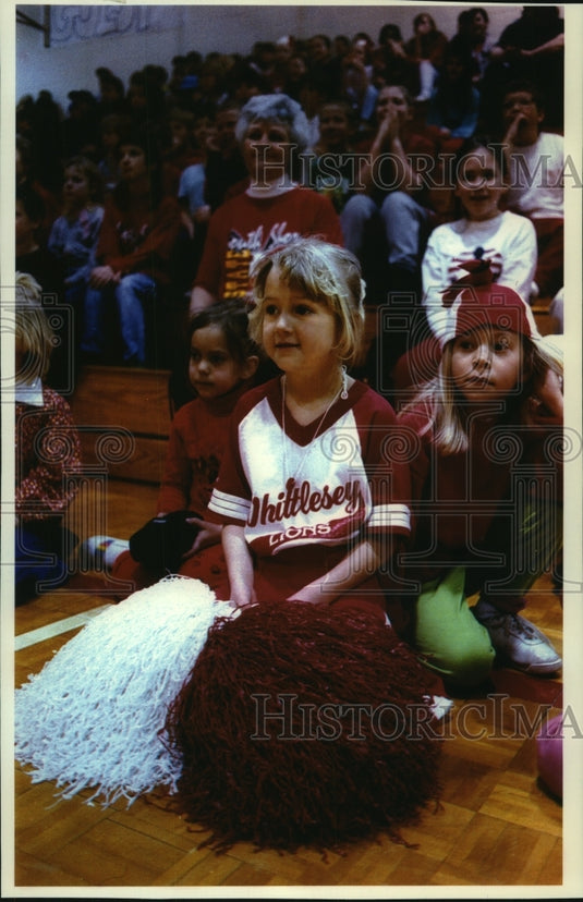 1993 Press Photo Lettie Jardine attends South Shore High School Pep Rally - Historic Images