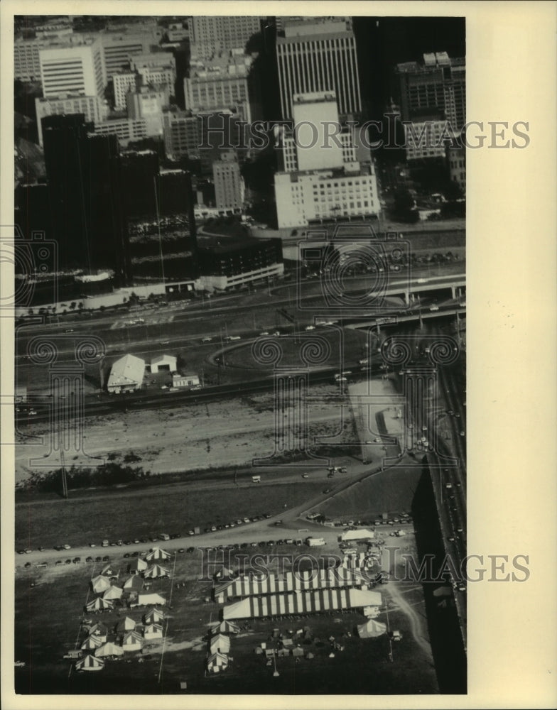 1984 Aerial view of the Republican National Convention - Historic Images