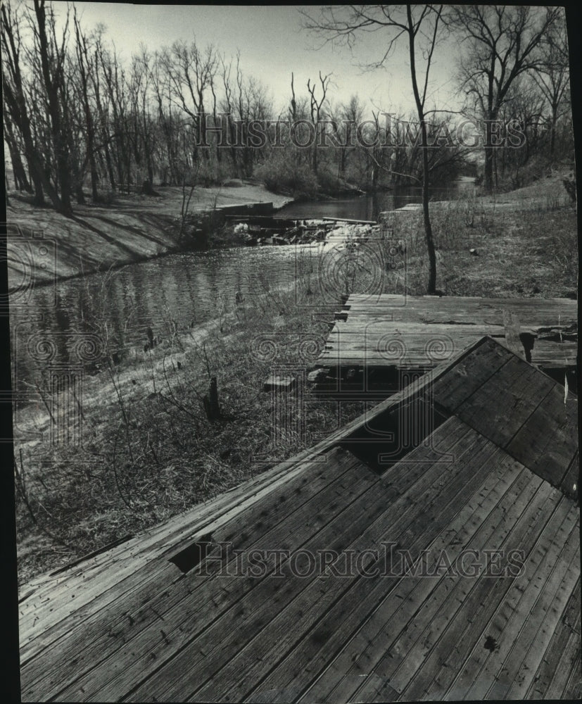 1978 Press Photo Portage Canal, Wisconsin - mjb90453 - Historic Images