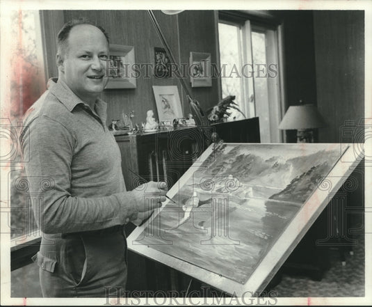 1959 Magazine illustrator Earl Sherwan, Belgium, Wisconsin-Historic Images
