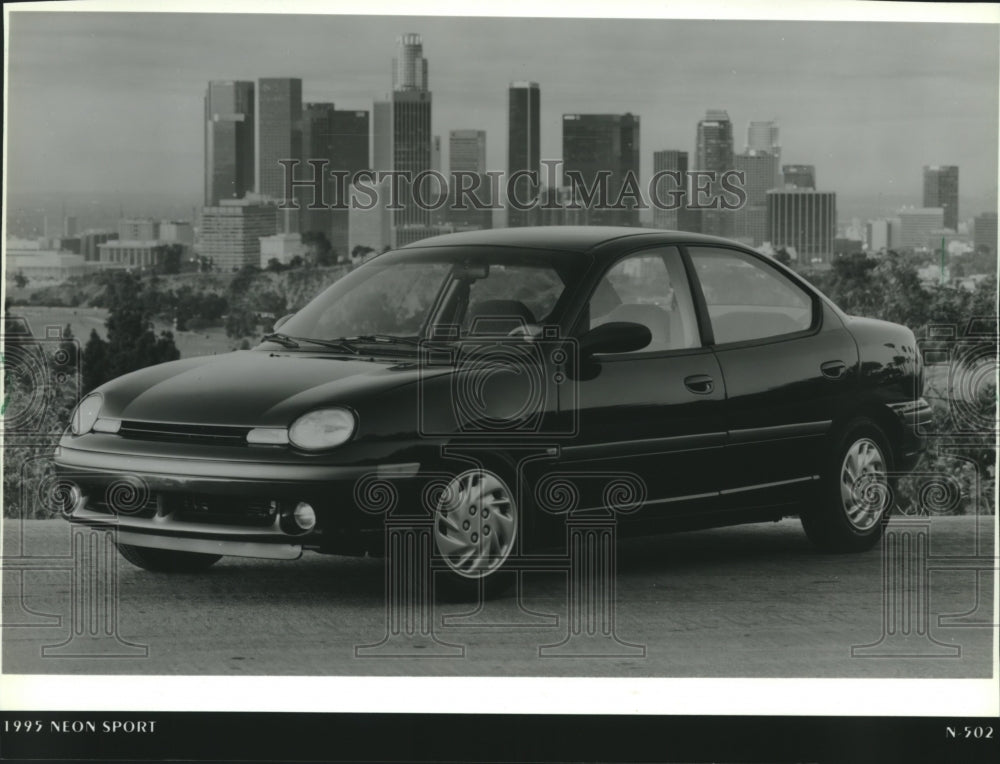 1994 Press Photo Plymouth Neon subcompact is one of neater small cars around - Historic Images