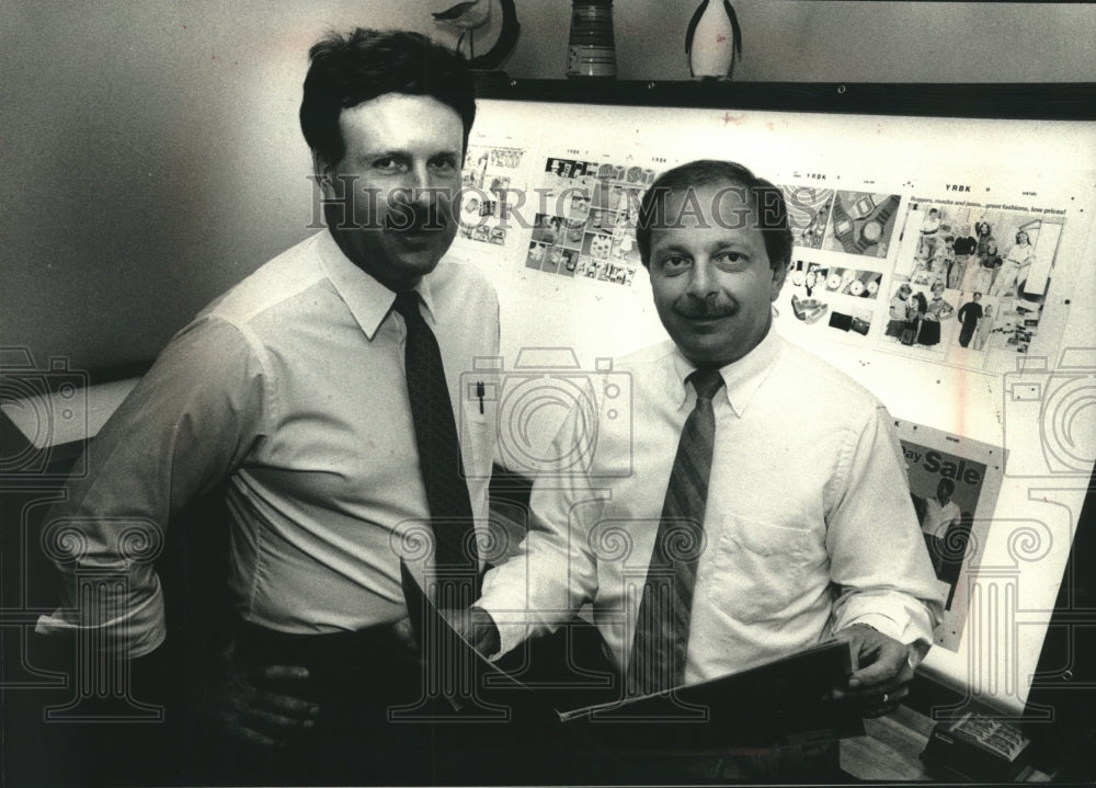 1989 Robert Pohle and Harold Roelke partners in Data Scan-Brookfield - Historic Images