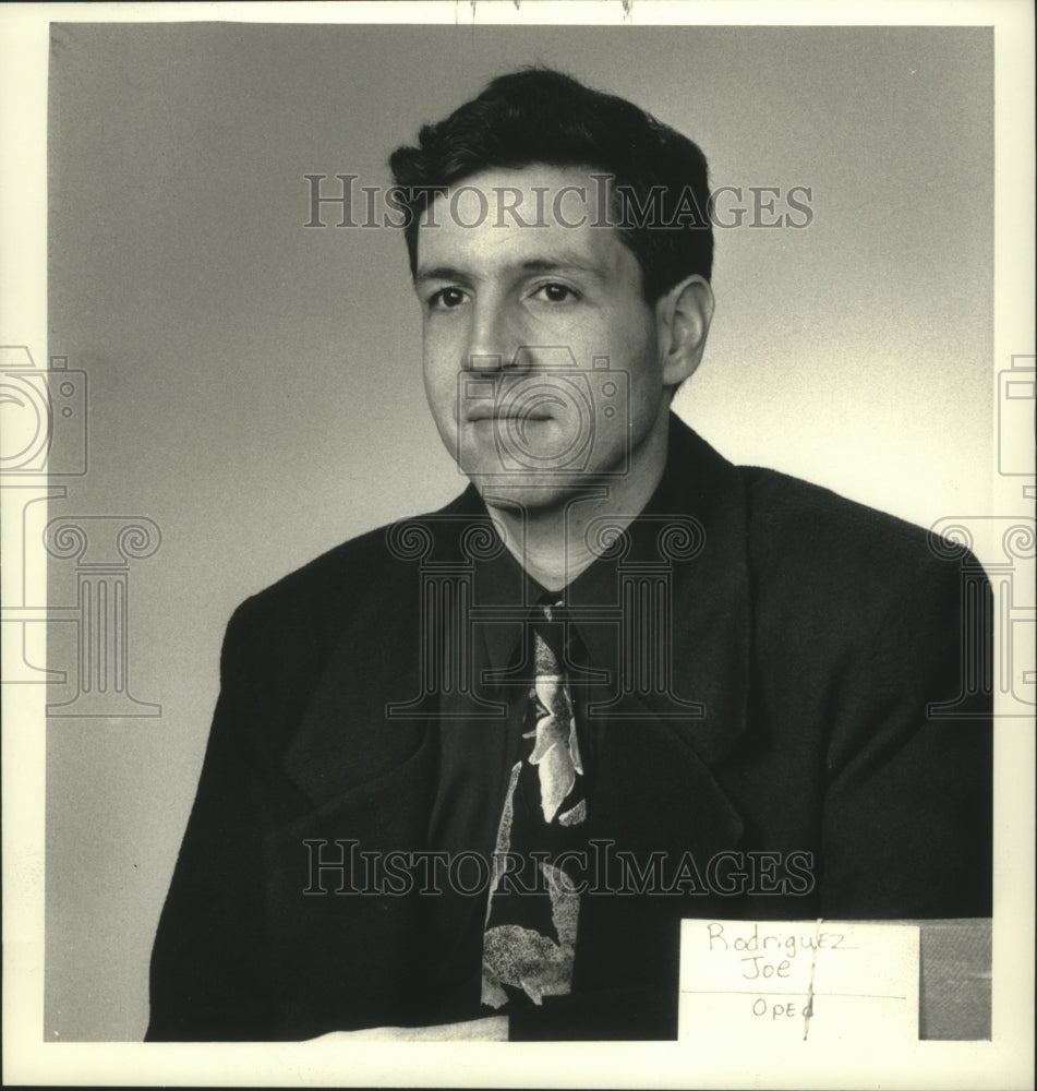 1992 Press Photo Joseph Rodriguez, professor at University of Wisconsin - Historic Images