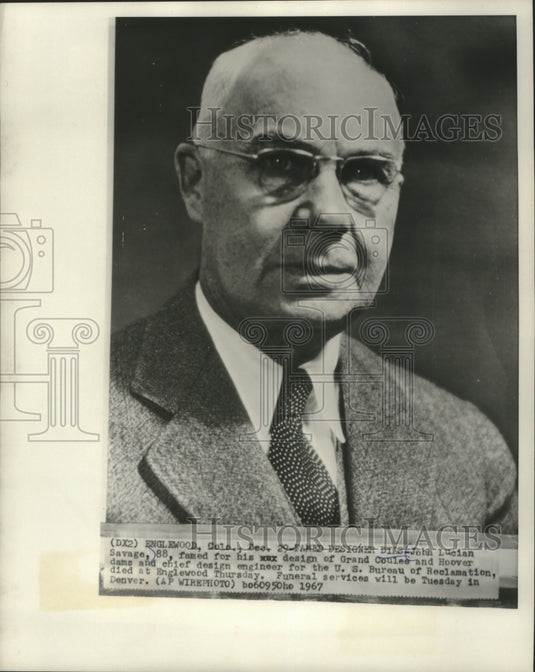1967 John Lucian Savage, designer and chief engineer-Historic Images