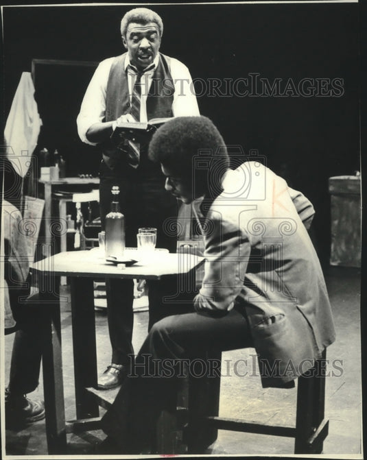 A scene in "Ceremonies in Dark Old Men," at J. Pellmann Theater.-Historic Images