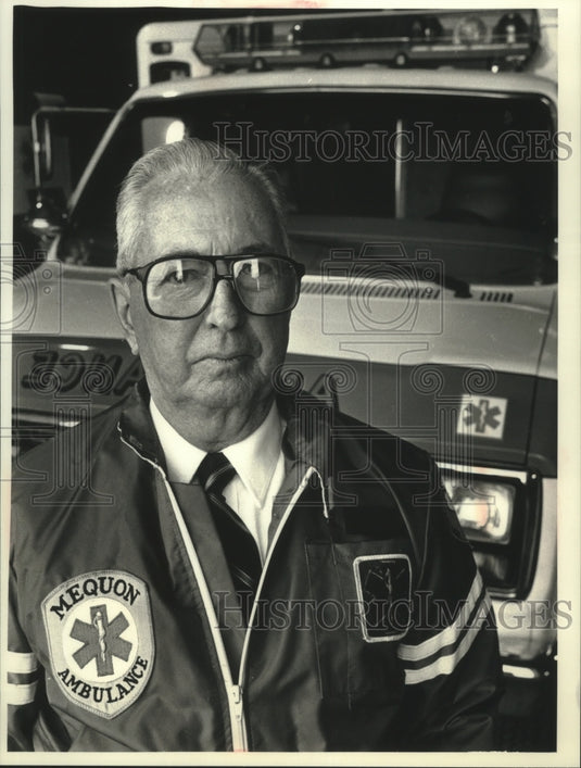 1991 Roy B. Johnson, Mequon's city ambulance service director-Historic Images