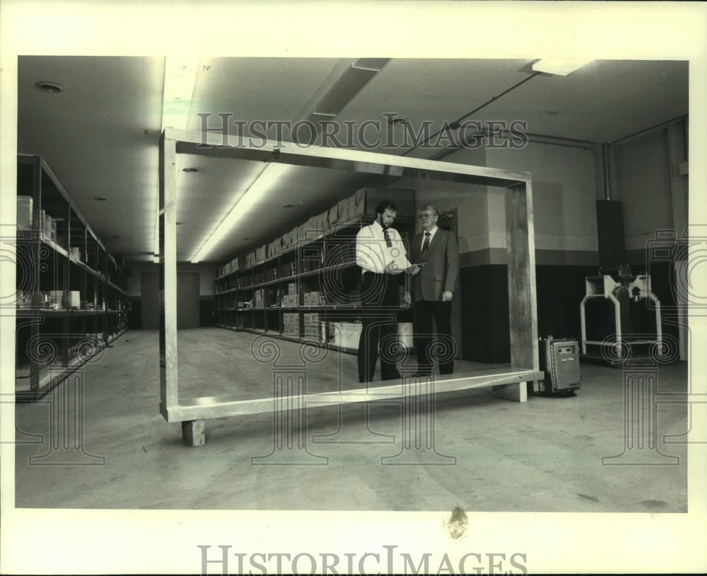 1986 Press Photo Metal Detector From Stearns Magnetics Of Cudahy, Wisconsin - Historic Images