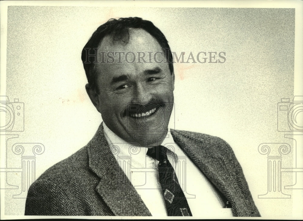 1992 Press Photo High coach, William Spieker, accused on sexual assault - Historic Images