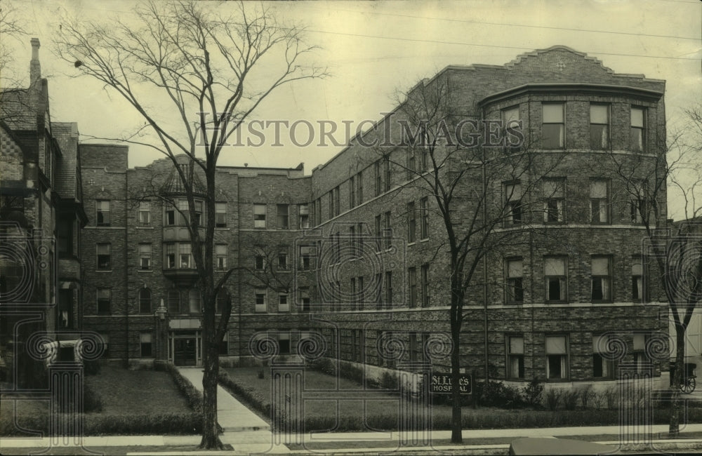 1930 Press Photo Saint Luke's Hospital in Milwaukee - mjb92450- Historic Images